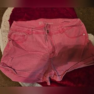 No Boundaries Vibrant Pink Jean Shorts
